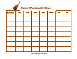 instrument practice chart